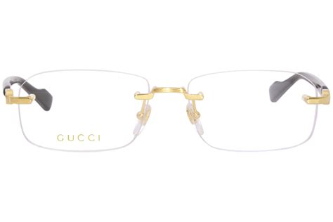 men's gucci prescription glasses|gucci rimless glasses for men.